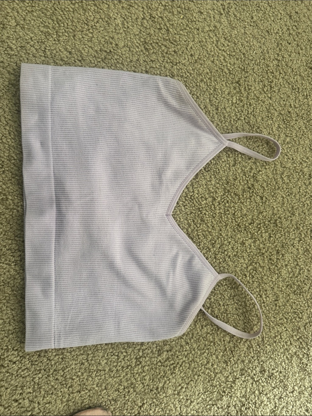 Primark Light Gray Ribbed Tank Top